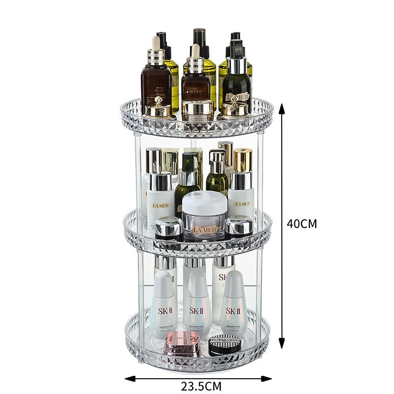 Luxury Dresser Cosmetics Rotating Storage for Perfume